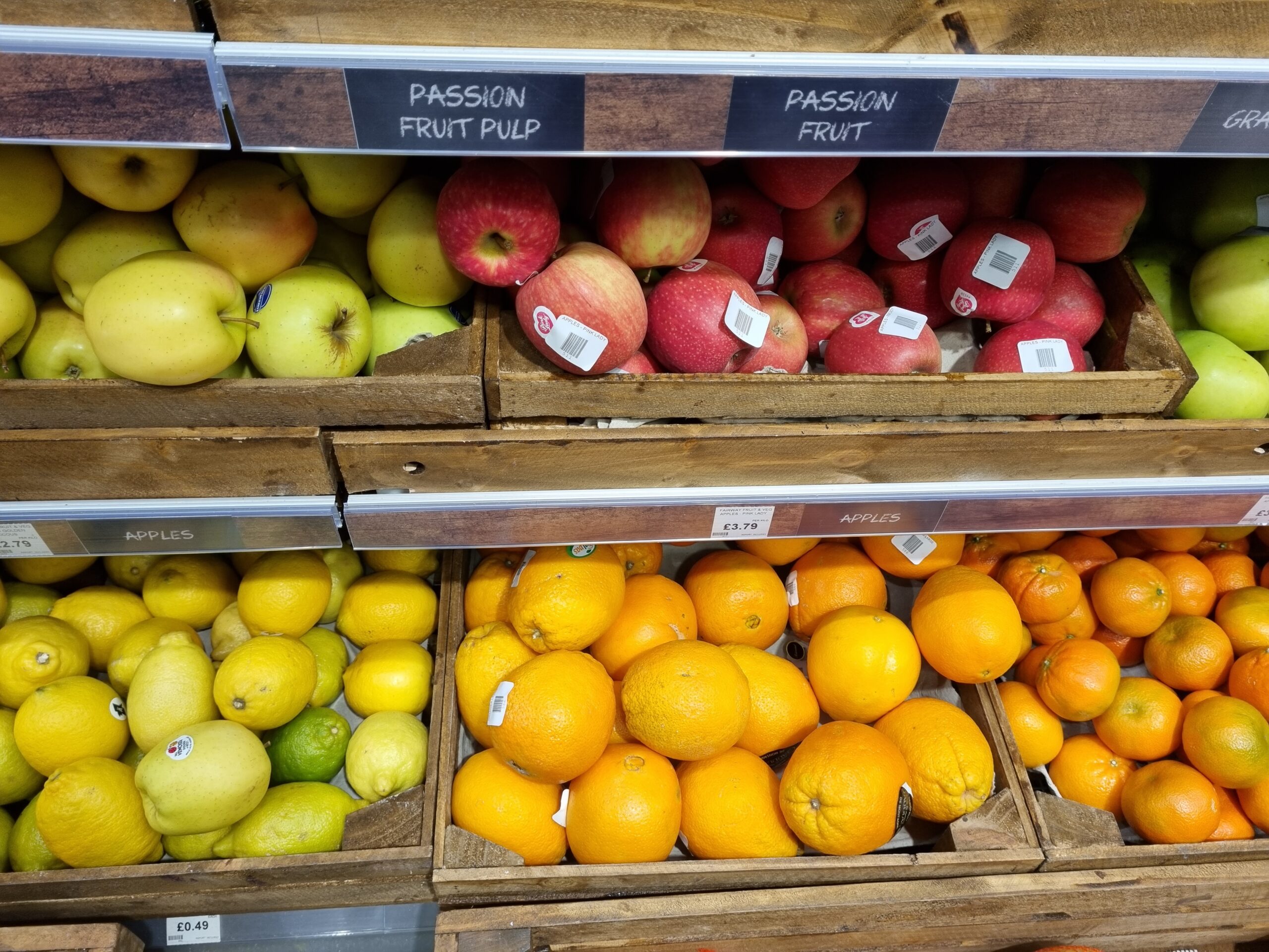 Fresh fruit and veg