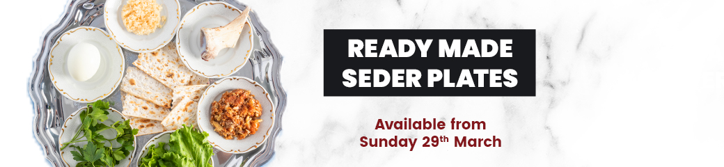 Ready Made Seder Plates — Available from Sunday 29th March