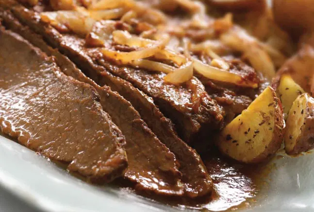 Brisket in Wine Sauce