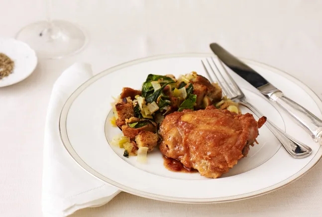 Date & Honey Glazed Chicken Thighs