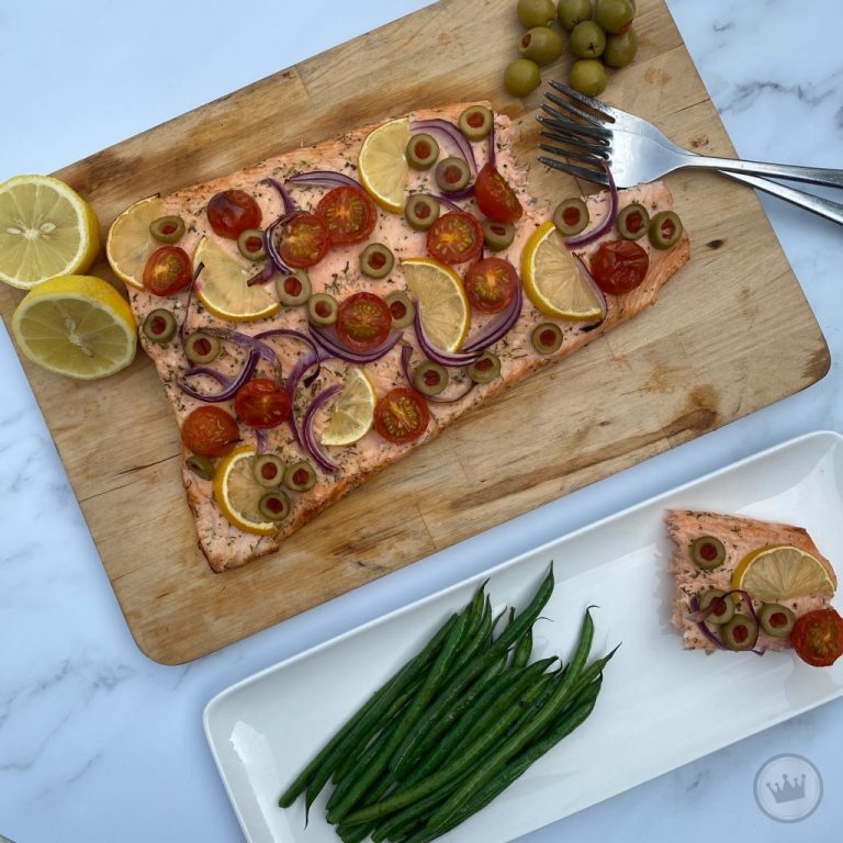 Salmon à la Sicilienne