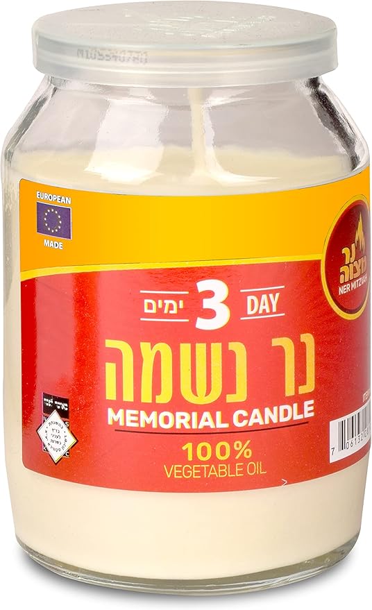 Ner Mitzvah – 3 Day Memorial Candle