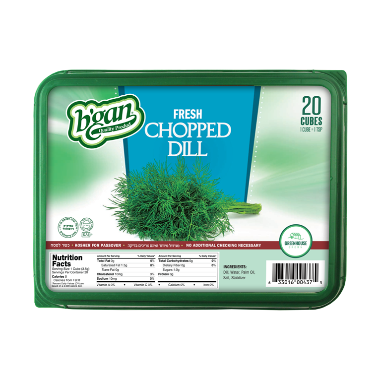 Chopped Dill Cubes