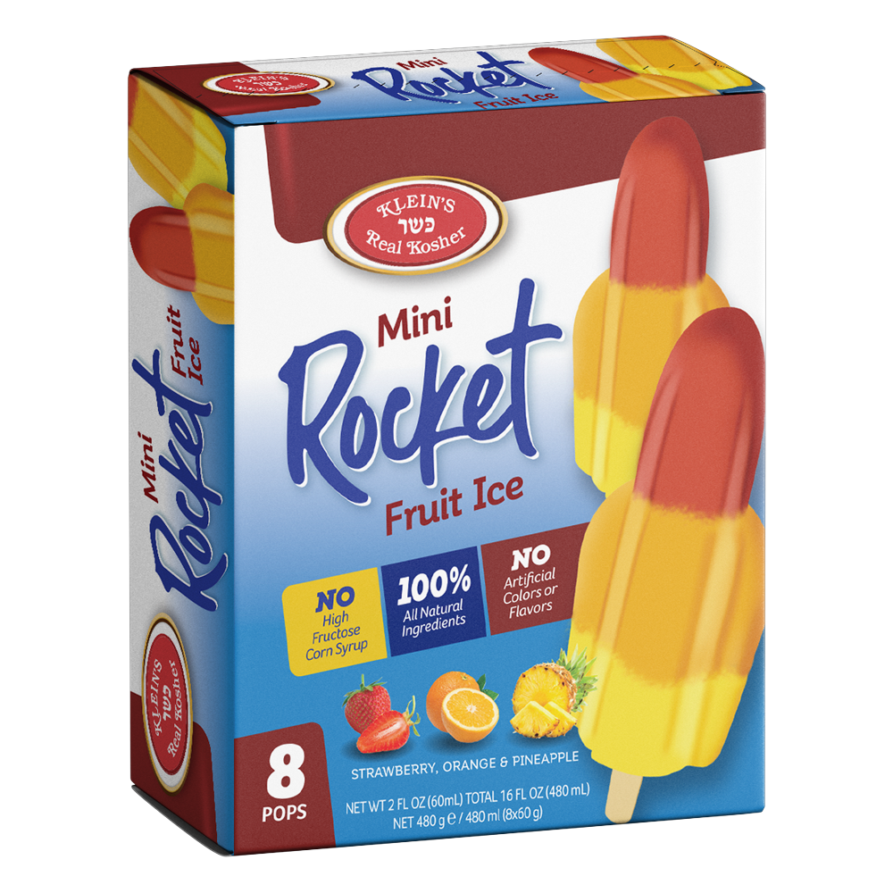 Klein’s Mini Rocket Fruit Ices x8