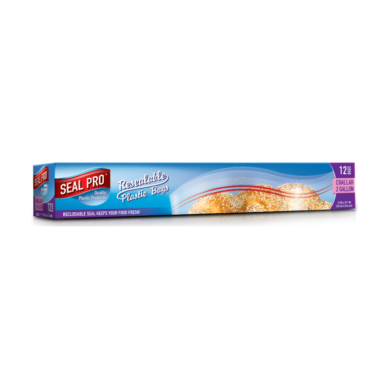 Plastimade Zip ‘n Close Challah Bags 13″x15″