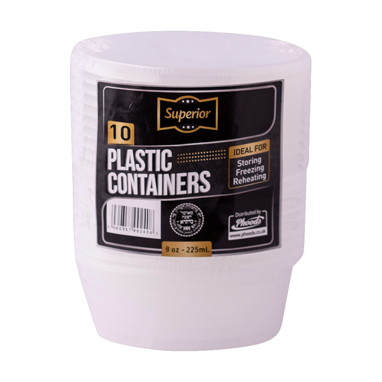 Plastic Containers Small 8oz
