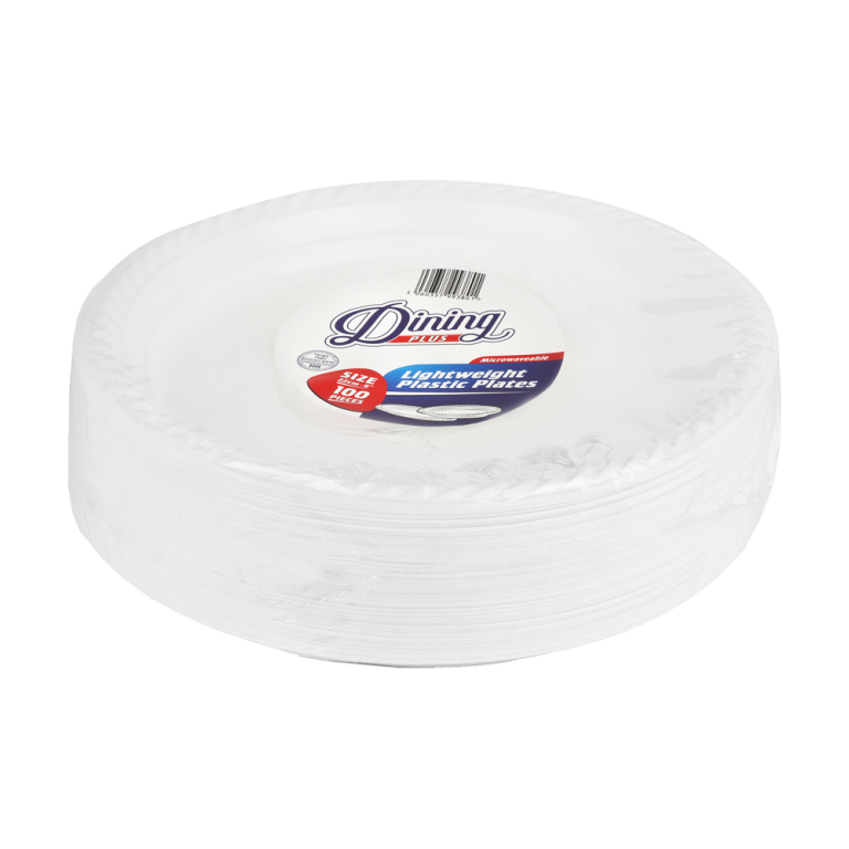 Plastic Plates 9″