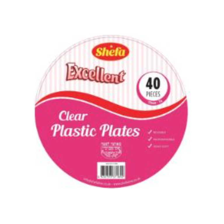Clear Plastic Plates 7″