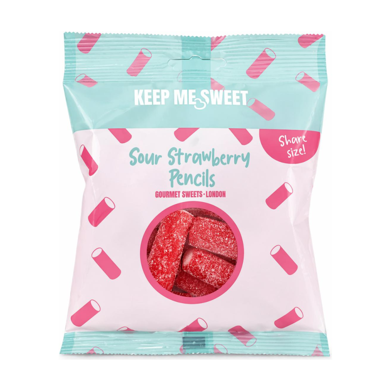 Sour Strawberry Pencils