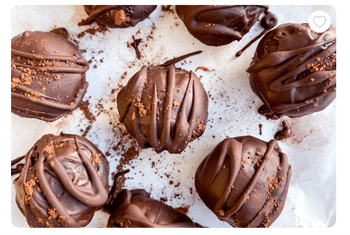 Rich Brownie Truffles