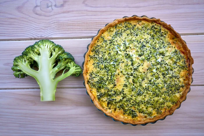 Low Fat Broccoli Quiche