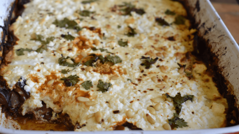 One Pan Vegetarian Moussaka