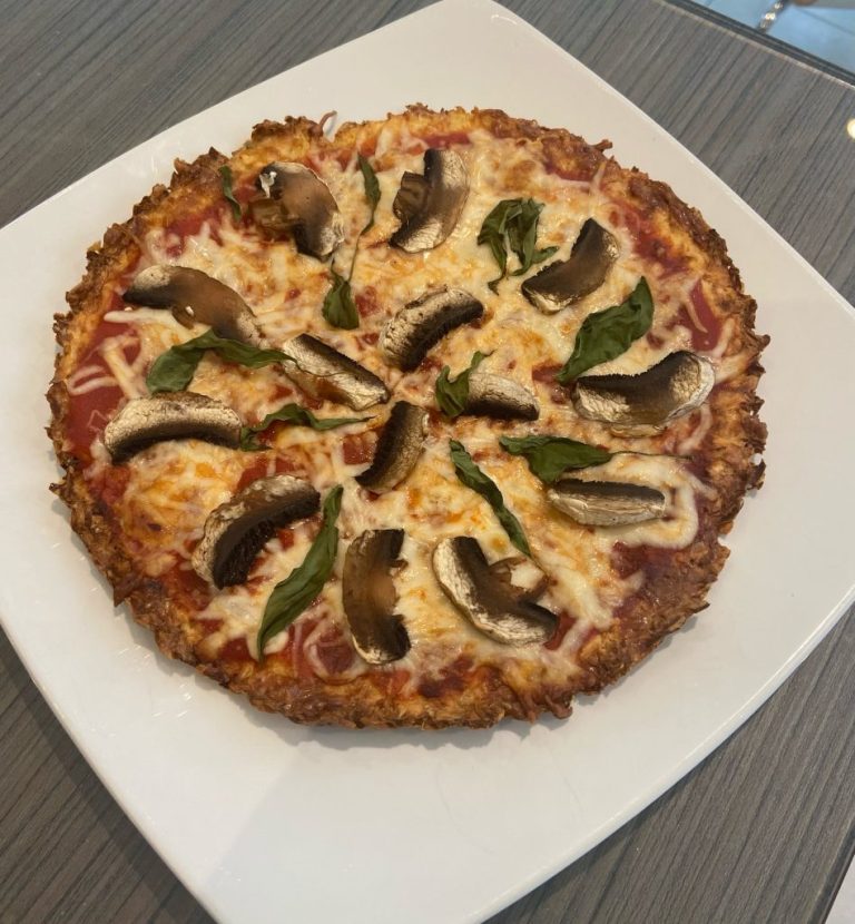 Cauliflower Pesto Pizza