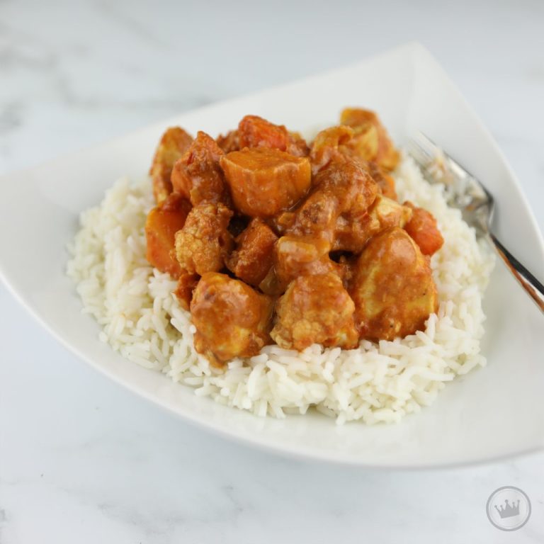 Sweet Potato & Cauliflower Chicken Curry